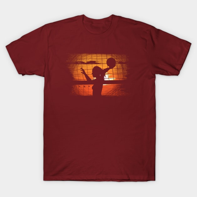 Beach Volleyball T-Shirt by sibosssr